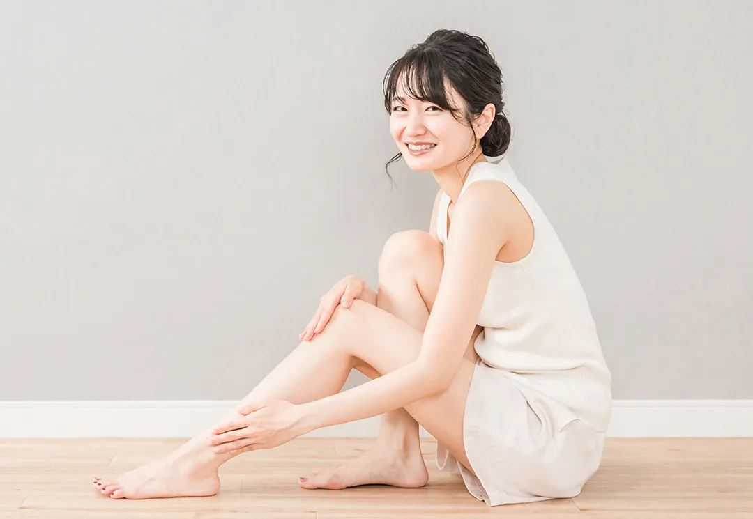 脚が綺麗な女性